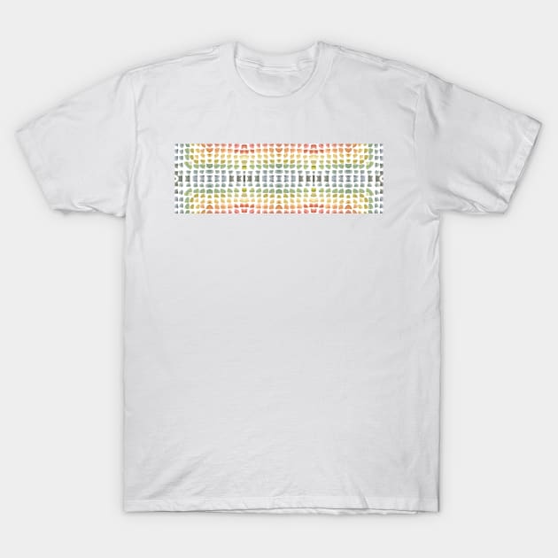 Rainbow Paint Blobs T-Shirt by gloobella